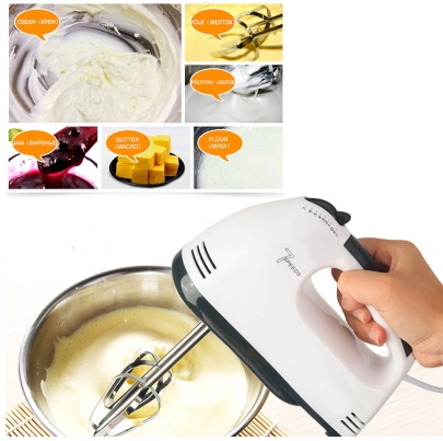 7 Speed Dough Hand Mixer Egg Beater Food Blender Multifunctional Food Processor Electric Kitchen