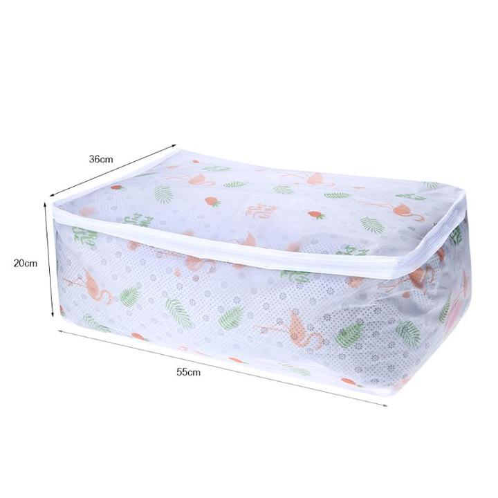 Quilt Storage Bag Flamingo Shape Home Clothes Quilt Pillow Blanket Storage Bag  Organizer Bag