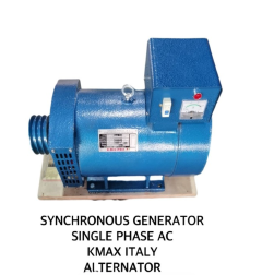 KMAX ITALY 15HP SYCHONOROUS GENERATOR SINGLE PHASE AC ALTERNATOR