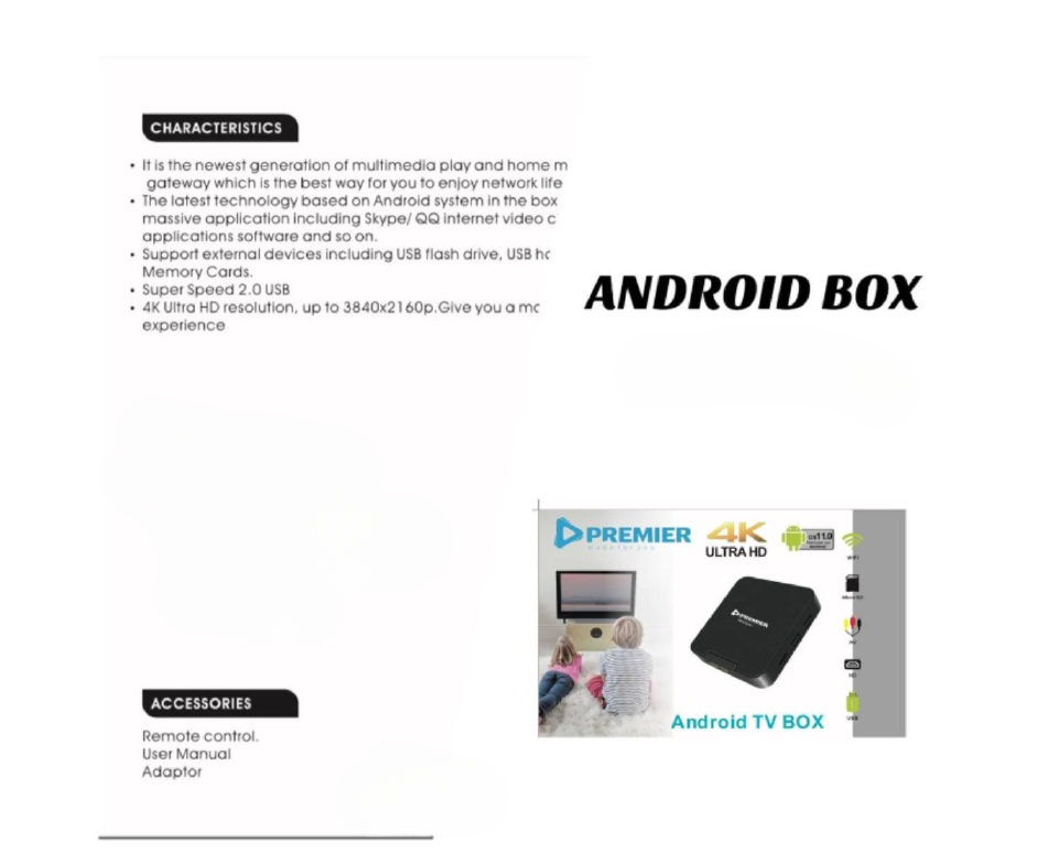 PREMIER ANDROID TV BOX