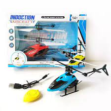 Infrared Induction Helicopter Sensor Aircraft USB Charger Flying Helicopter 2 in 1 Flying Helicopter with Remote
