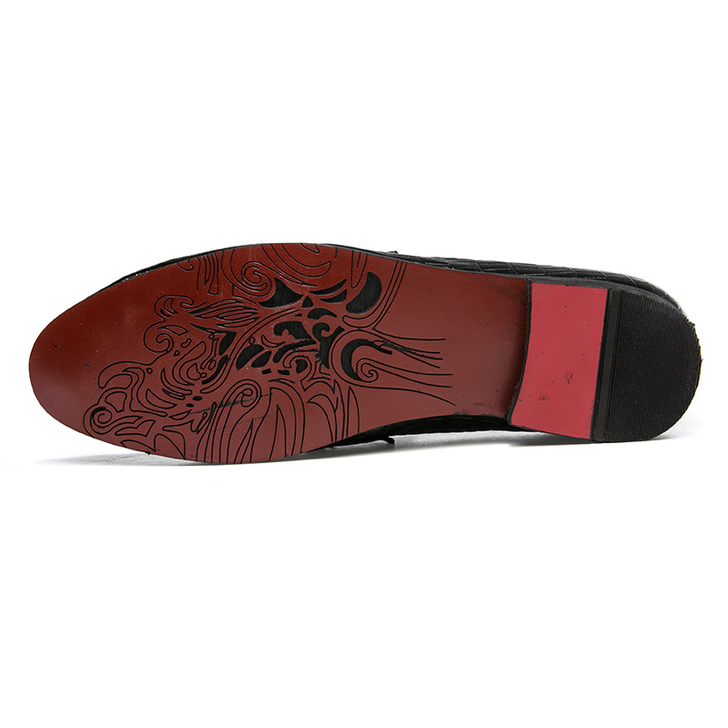 Fashion Tassel Men Business Shoes Pointed Leather Dress Formal Office Oxford Casual Slip-on Moccasin