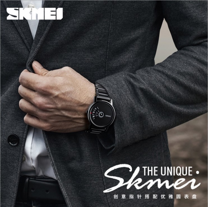 Skmei Men Quartz Watches Sport Watches Luxury Steel Business Watches Waterproof Male Clock Digital Watches