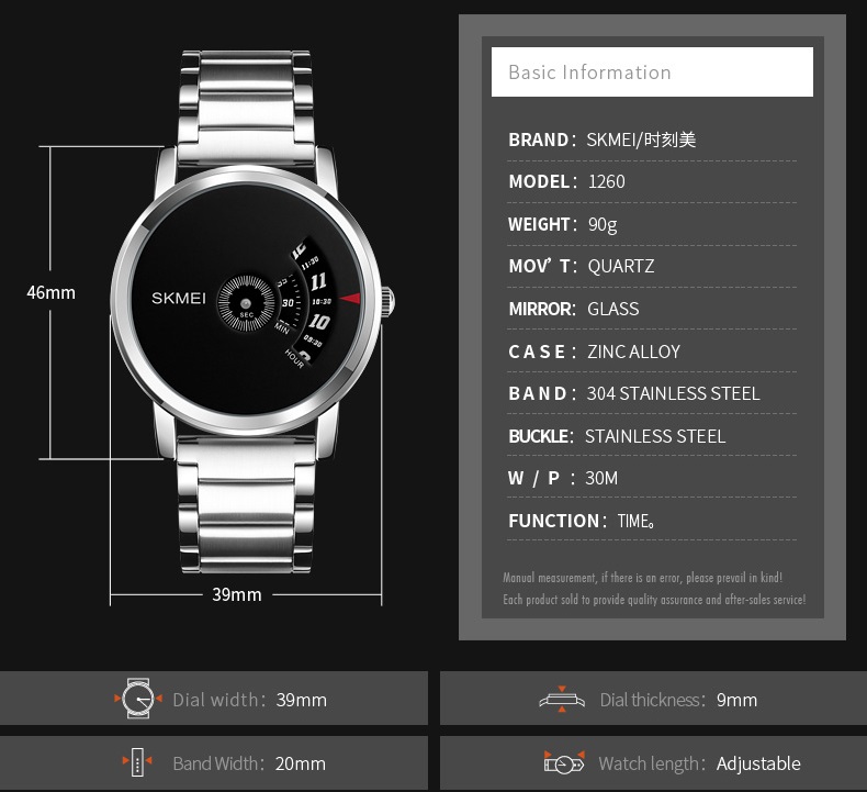 Skmei Men Quartz Watches Sport Watches Luxury Steel Business Watches Waterproof Male Clock Digital Watches