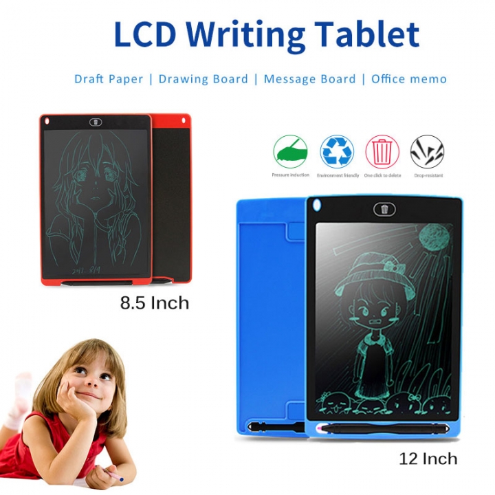 Digital Portable 8.5/12 Inch Mini LCD Writing Tablet Drawing Board for Adults Kids