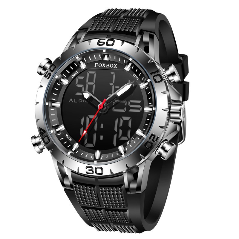 Brand New Men Wirstwatch Multi-function Dual Display Waterproof Sport Watch