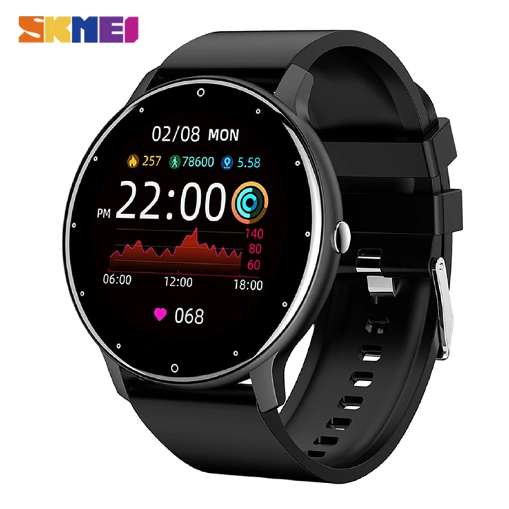 SKMEI Smart Watches Bluetooth Smart Watch Full Touch Scree Sport Fitness Tracker IP6X Waterproof Smartwatch for Android ios