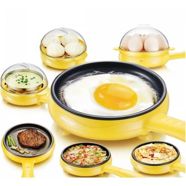 2Pcs/Set Magic Frying Pan Egg Steamer&amp;Pan For Kitchen