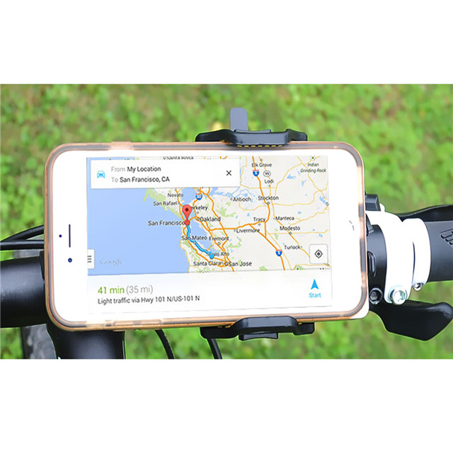 Motorcycle Bicycle Bike Handlebar Mount Holder Band Universal for Cell Phone