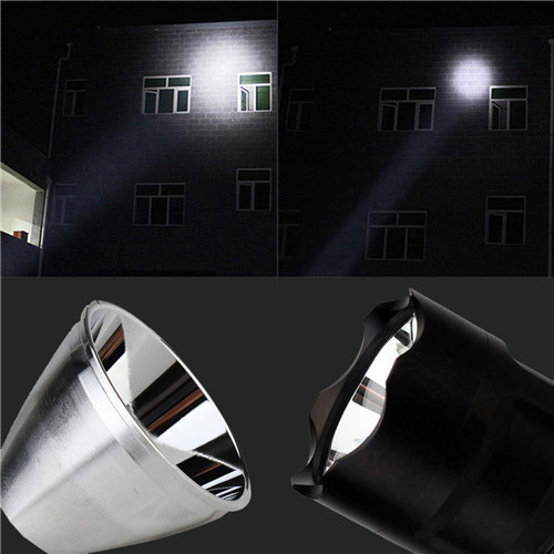 LED Rechargeable Floodlight Outdoor Bicycle Long Shots  Waterproof Lamp Fishing Hunting Flashlight