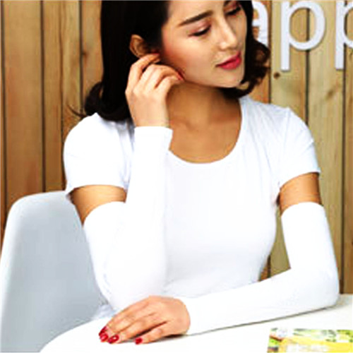 Fashion Ice Silk Outdoor Sunblock Sleeves Summer Sunscreen Over Sleeve Protective Sleeve