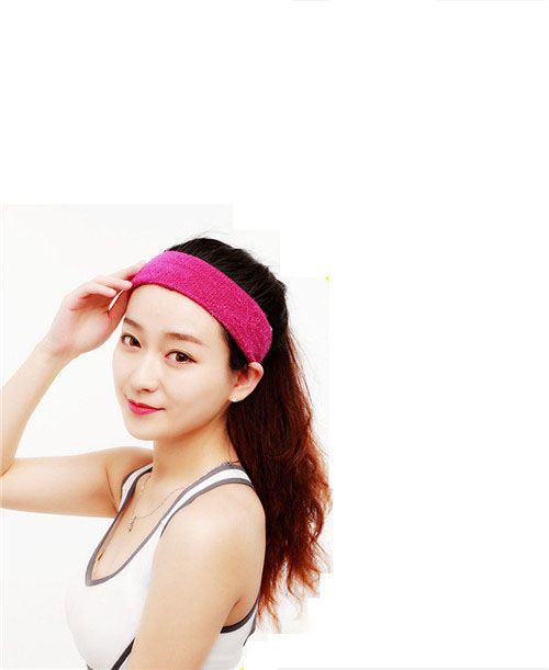 Absorbing Sweat Yoga Headband Elasticity Turban Sports Sweat Hair Bands Stretch Headband
