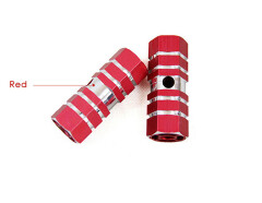 Bicycle Aluminum Alloy Hexagonal Column Foot Bike Rockets Foot Pole Pair
