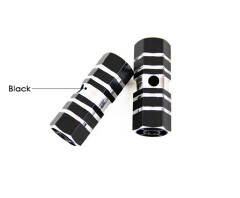 Bicycle Aluminum Alloy Hexagonal Column Foot Bike Rockets Foot Pole Pair