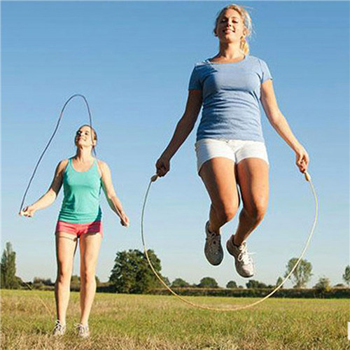 Rope Skipping Elastic Sponge Handle Skip Rope High-end Metal Bearing Skipping