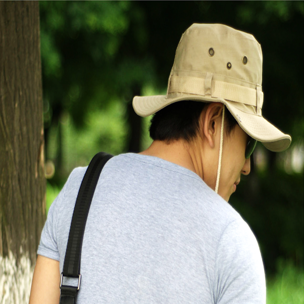 Men's Sun Hat Summer Fisherman Hat Mountain Hat Sunscreen Cap Outdoor Jungle Cap