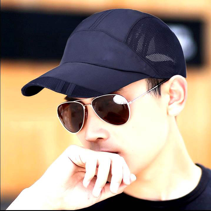Summer Quick-drying Men Cap Female Summer Outdoor Sports Hat Baseball Cap Gauze Breathable Cap