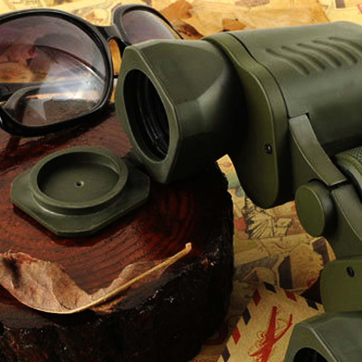 Binoculars with Coordinate LLL Night Vision Outdoor High Power High-definition Telescope