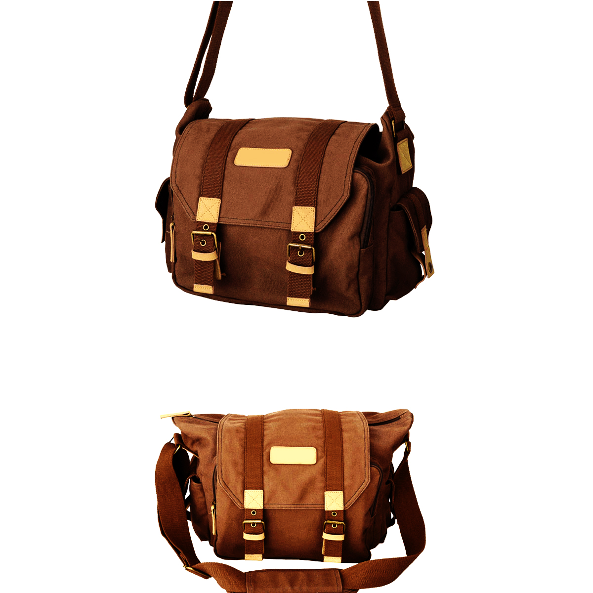 SLR Single Shoulder Camera Bag Canvas Waterproof Camera Bag Shockproof  Leisure Travel Bag