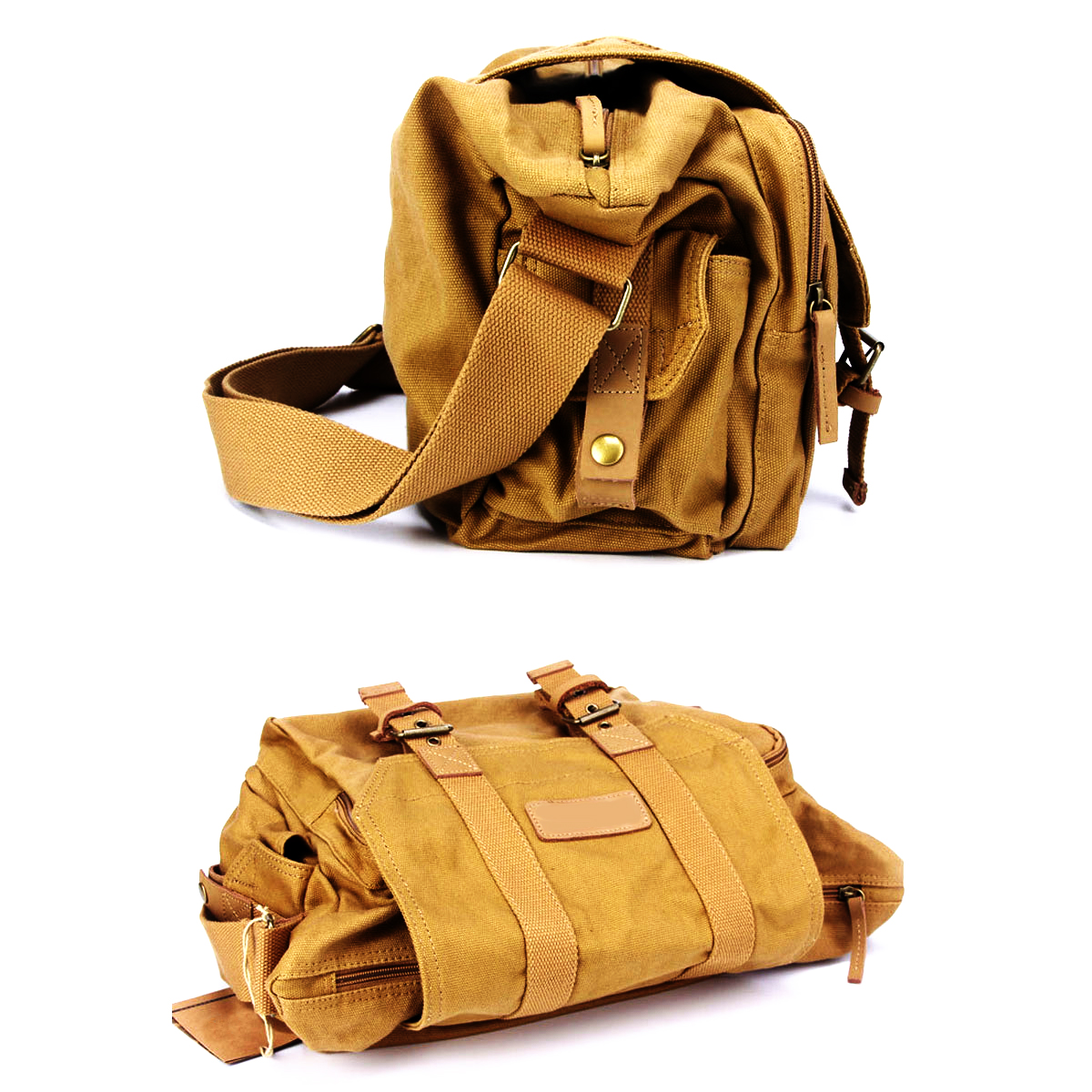 SLR Single Shoulder Camera Bag Canvas Waterproof Camera Bag Shockproof  Leisure Travel Bag