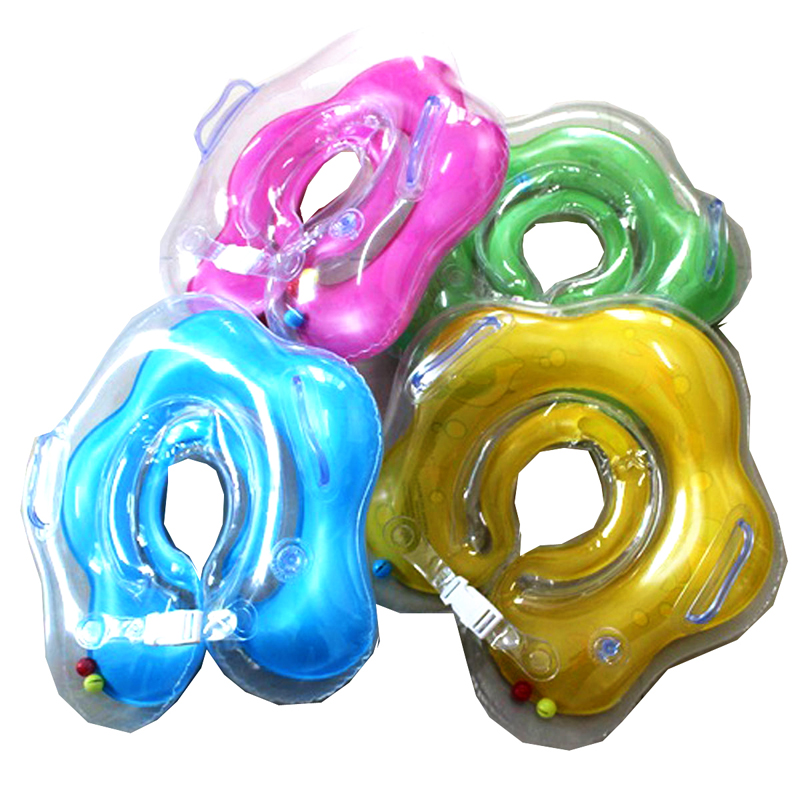 Swim Ring Baby Baby Collar Inflatable Soft Collar Can Take Back Dual Airbags