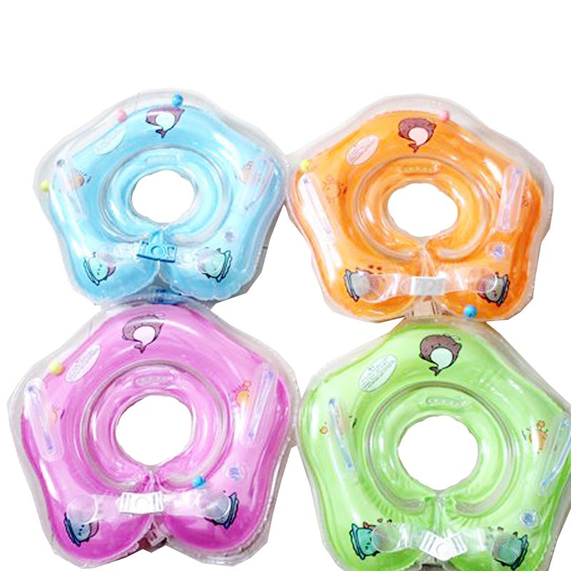Swim Ring Baby Baby Collar Inflatable Soft Collar Can Take Back Dual Airbags