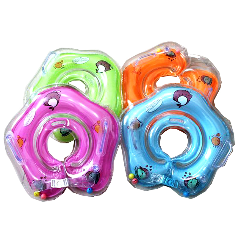 Swim Ring Baby Baby Collar Inflatable Soft Collar Can Take Back Dual Airbags