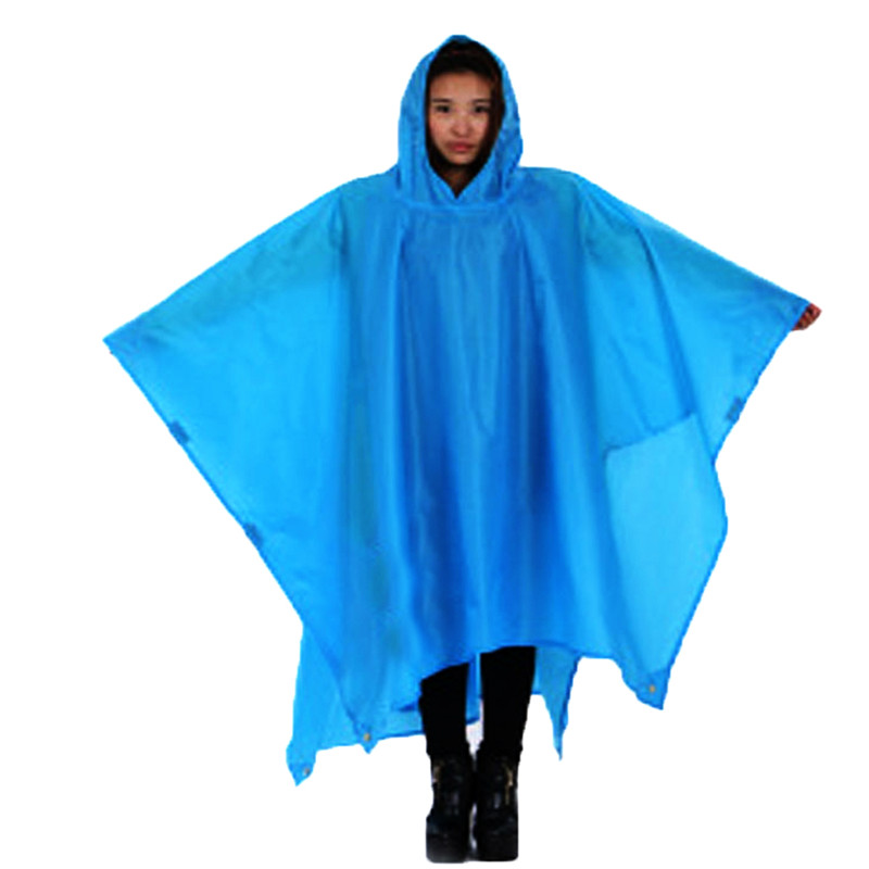 Outdoor Climbing Cycling Rain Cover Triple Backpack Climbing Raincoat Poncho Waterproof Camping Tent