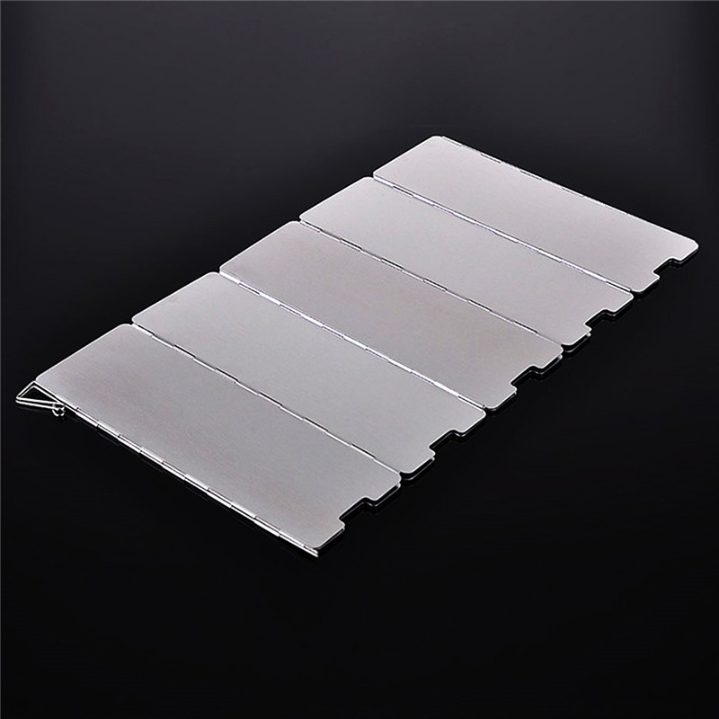 Gas Stove windproof Foldable Stove Folding screen Alloy Windshield For Camping Outdoor Picnic
