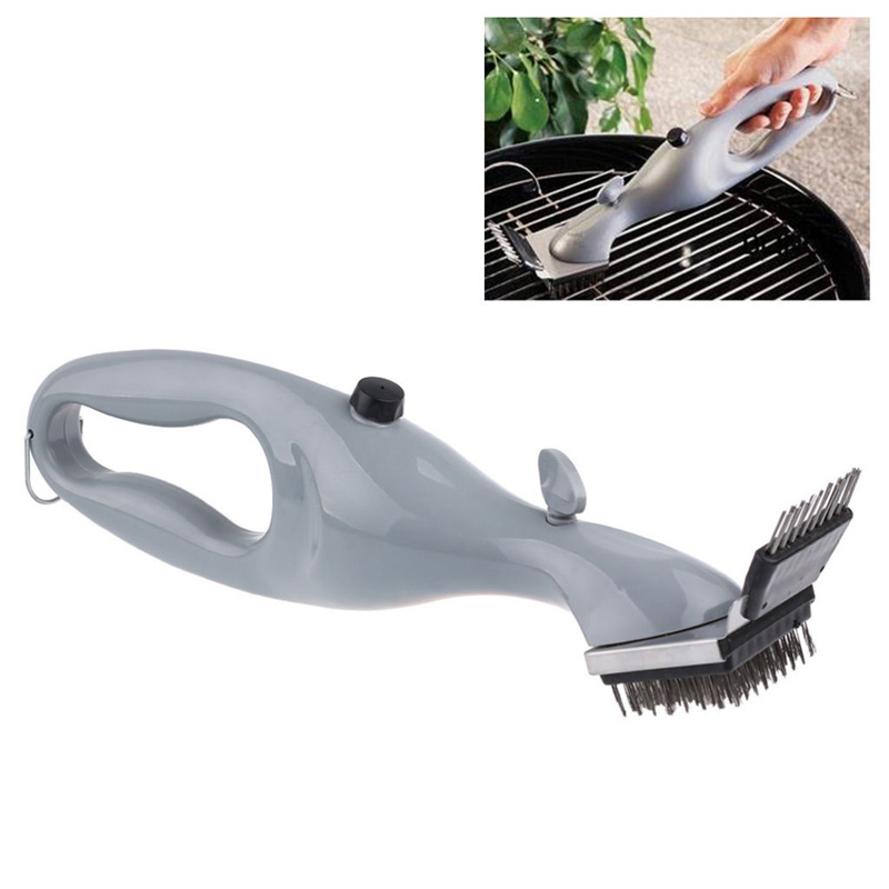 Steel BBQ Cleaning Brush Churrasco Barbecue Grill Cleaner with Power of Steam Cooking Tools