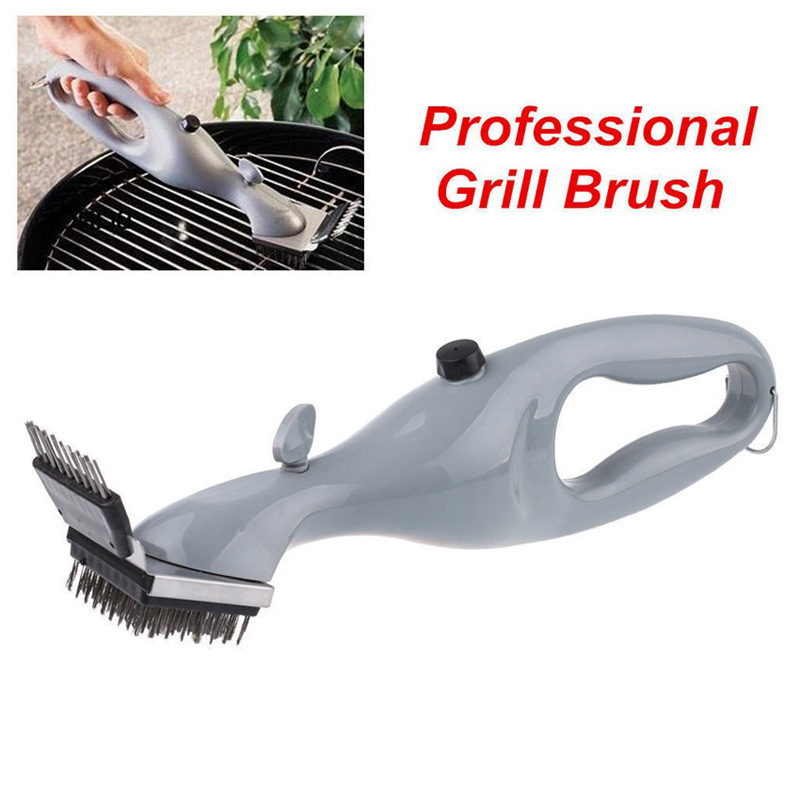 Steel BBQ Cleaning Brush Churrasco Barbecue Grill Cleaner with Power of Steam Cooking Tools