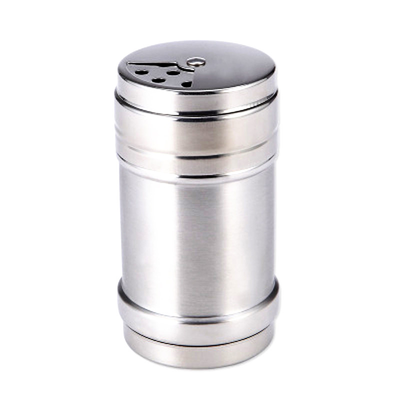 Stainless Steel Seasoning Cans Spice Jar Pepper Pot Storage Bottles BBQ Kitchen Tools