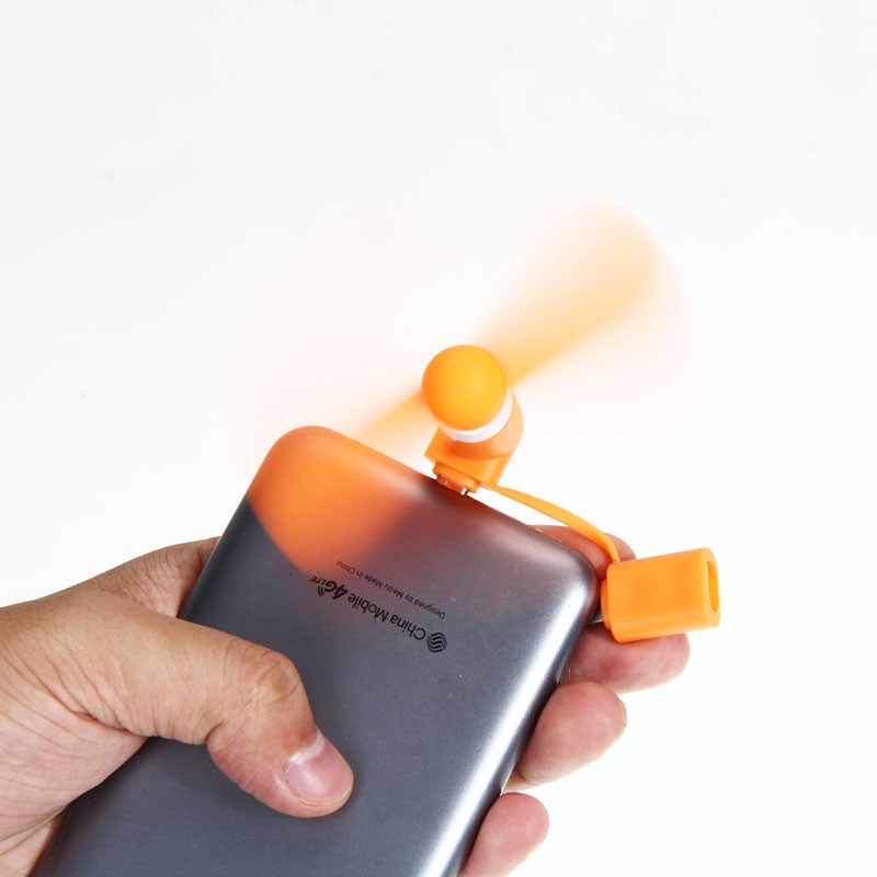 Mini 2 in 1 Portable Travel Mini USB + Micro USB Pocket Fan Fans