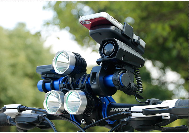 Bicycle Handlebar Extention Extender Bike Bicycle Mount Headlight Flashlight Lamp Phone GPS Holder