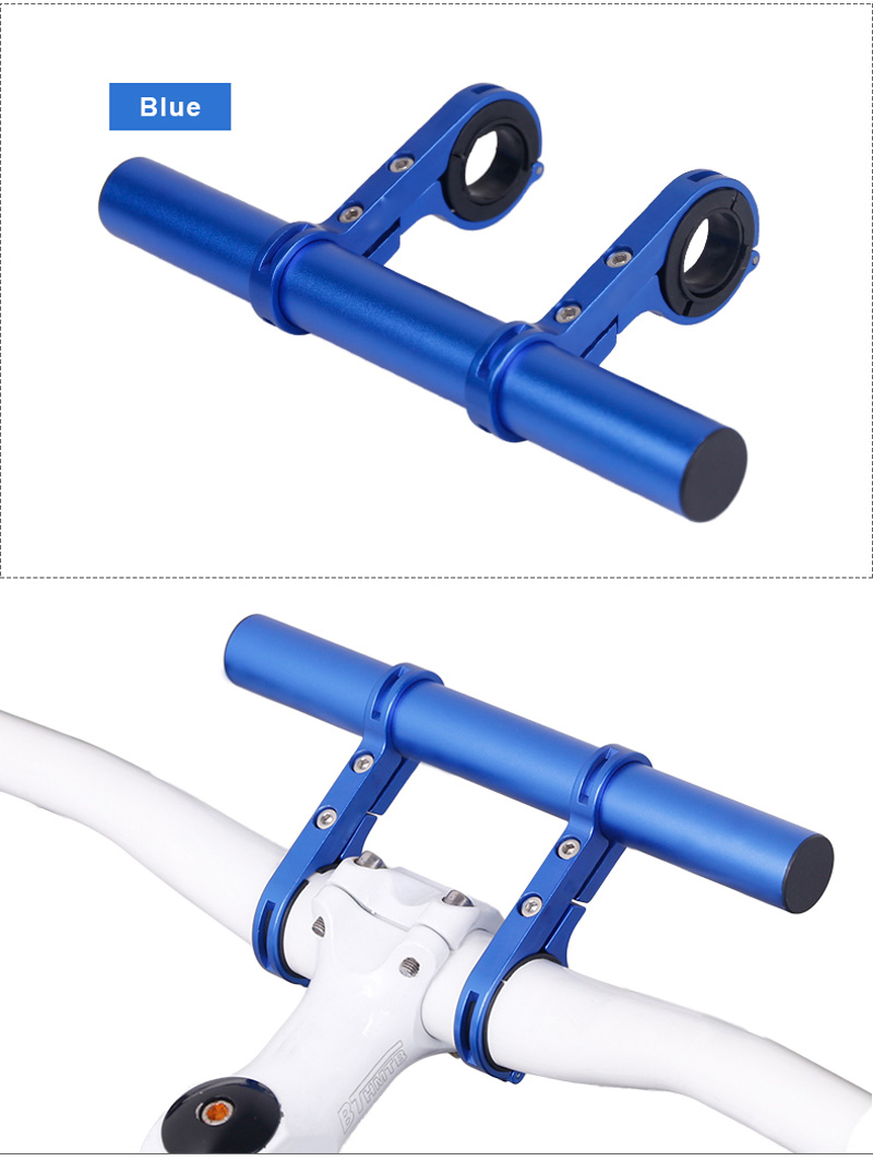 Bicycle Handlebar Extention Extender Bike Bicycle Mount Headlight Flashlight Lamp Phone GPS Holder
