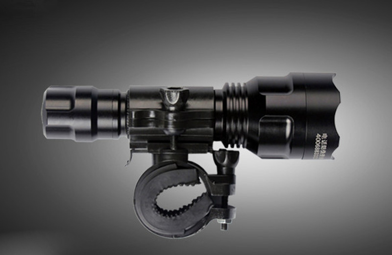 Cycling Bike Bicycle Light Lamp Stand Holder Rotation Grip LED Flashlight Torch Clamp Clip Mount