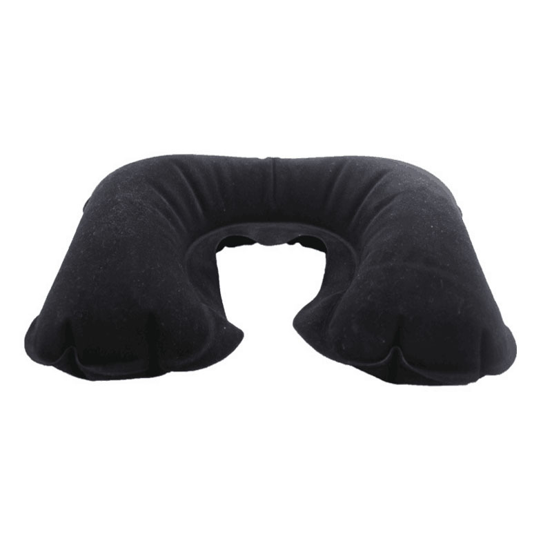 U Neck Pillow Travel Pillow Flight Car Pillow Inflatable Rest Inflatable Pillow Flocking