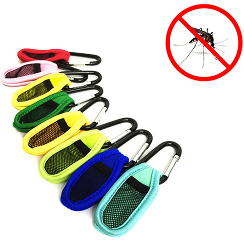 Summer Mosquito Repellent Buckle Repellent Clip Key Ring Anti Mosquito Bug Keychain