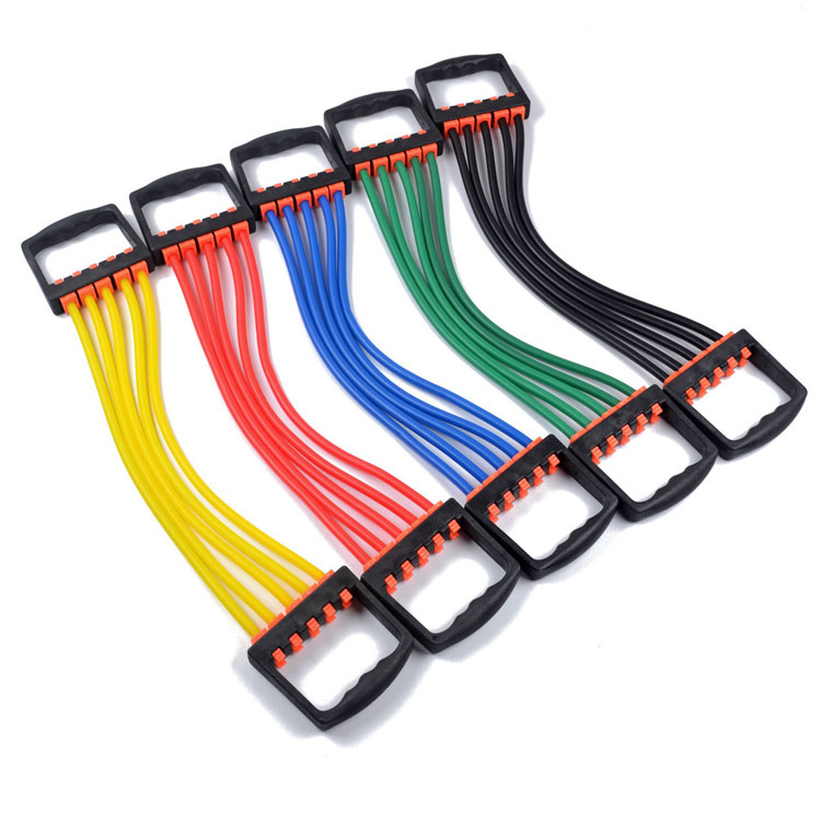 Rubber Glue Tubing Five Removable Cable Machine Chest Expander Didnt Pull Rope Throwing Arm Device