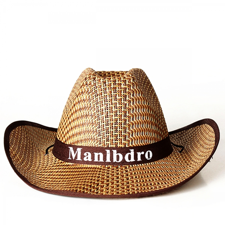 Men HAT Visor SUN Shade Beach Hat Large Brim Outdoor Fishing Straw Hat Male