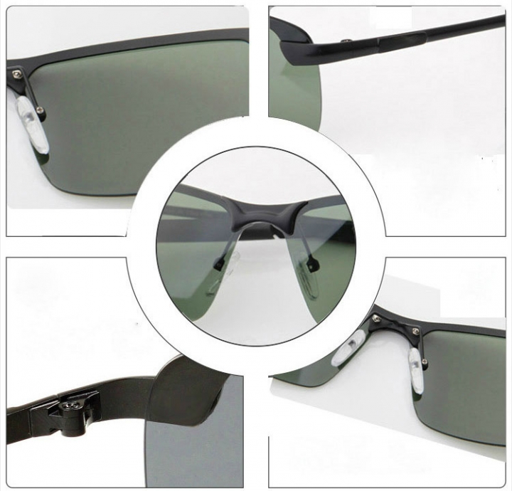 Men's Fashion Sunglasses Driving Sunglasses Cycling Polarized Sunglasses for Outdoor