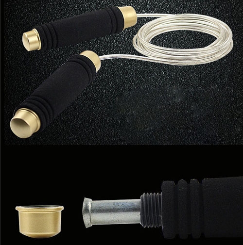 Rope Skipping Elastic Sponge Handle Skip Rope High-end Metal Bearing Skipping