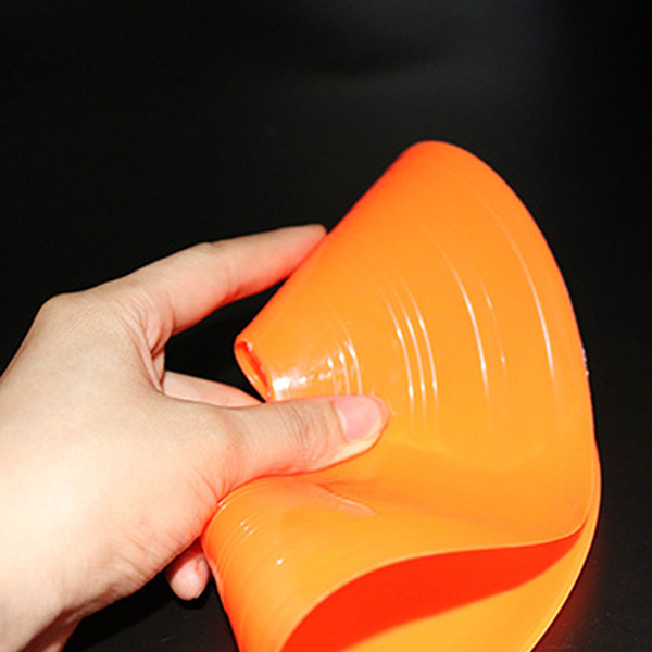 Round Mouth Logo Disc Football Training Barrier Cone Football Obstacles Football Training Equipment