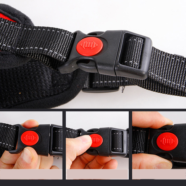 New Outdoor the Dog Dog Soft Adjustable Harness Pet Large Dog Walk Out Harness Vest