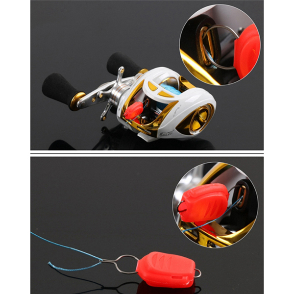 10pcs/pack ABS Fishing Line Stopper Drum Wheel Dripping Wheel Dedicated Card Line Device