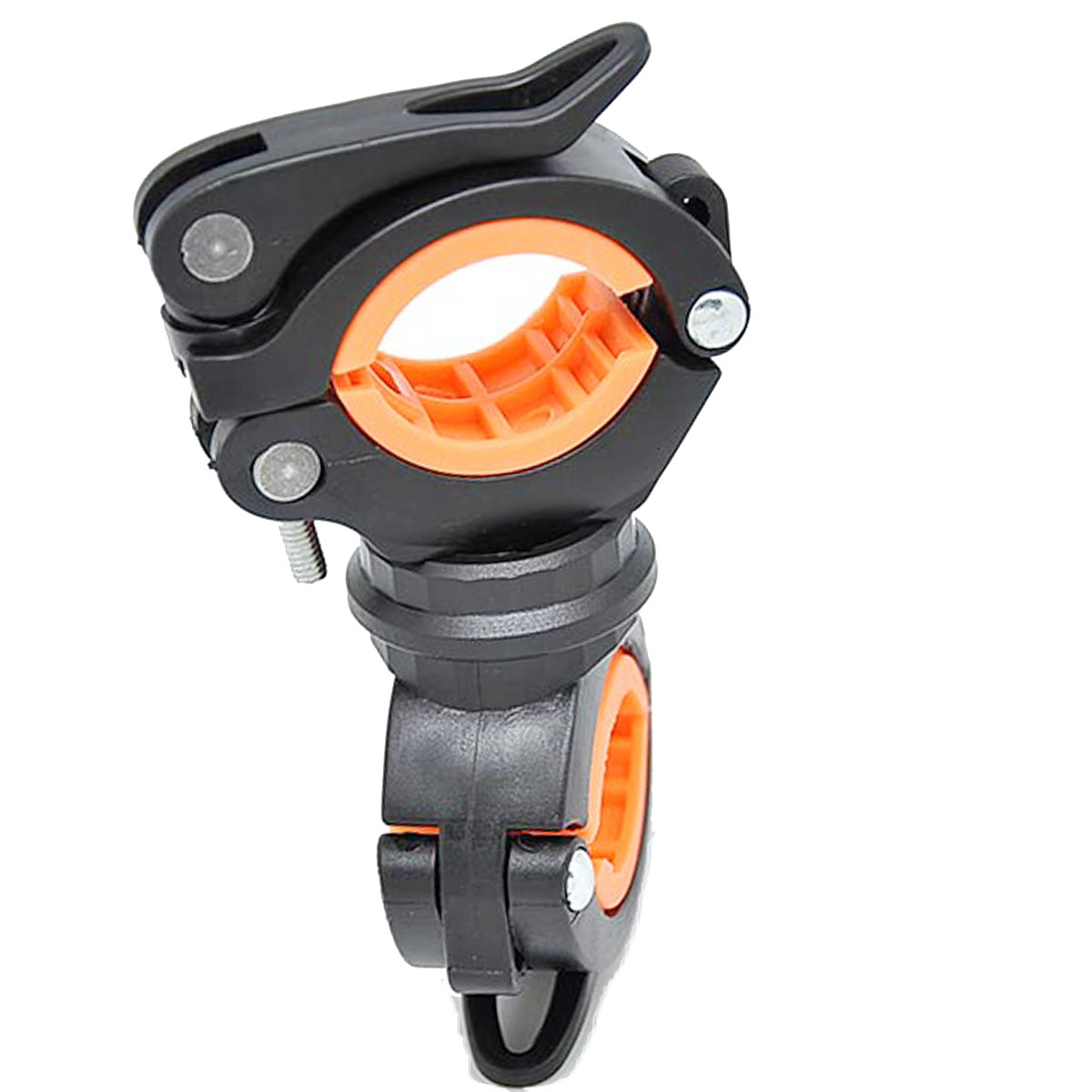 Rotate Bicycle Light Holder Cycling LED Flashlight Lamp Handlebar Holder MTB Bike Front Light Clip