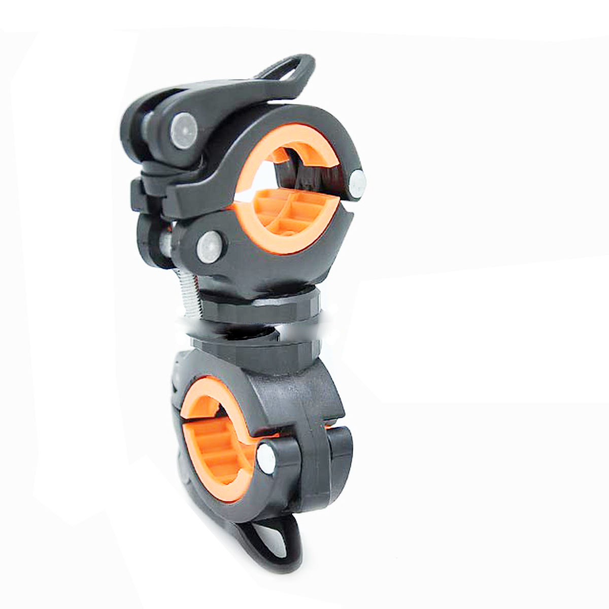 Rotate Bicycle Light Holder Cycling LED Flashlight Lamp Handlebar Holder MTB Bike Front Light Clip