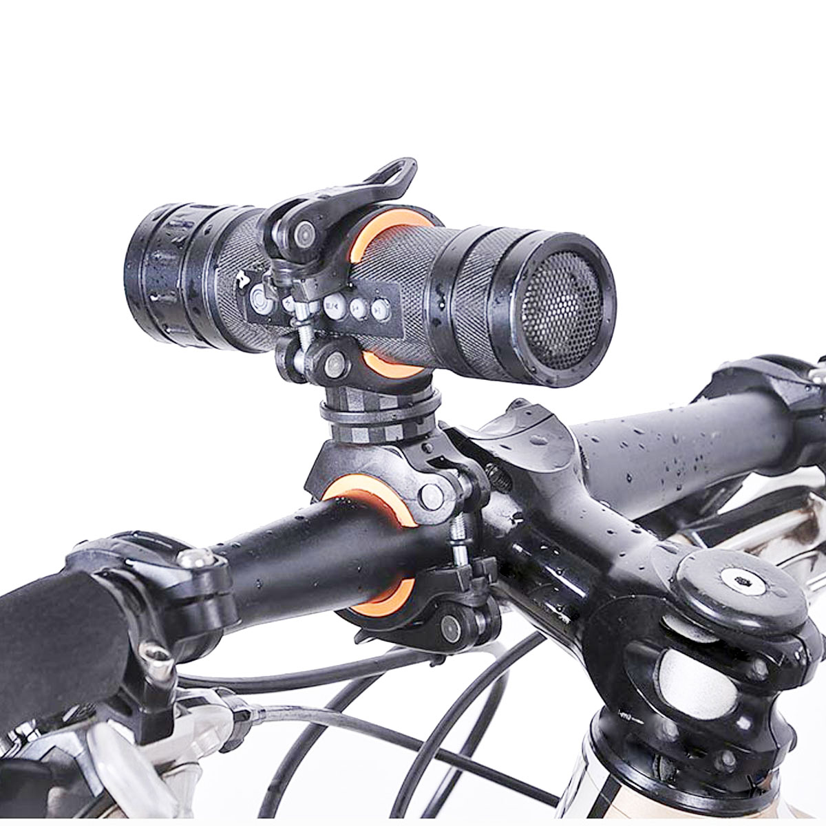 Rotate Bicycle Light Holder Cycling LED Flashlight Lamp Handlebar Holder MTB Bike Front Light Clip