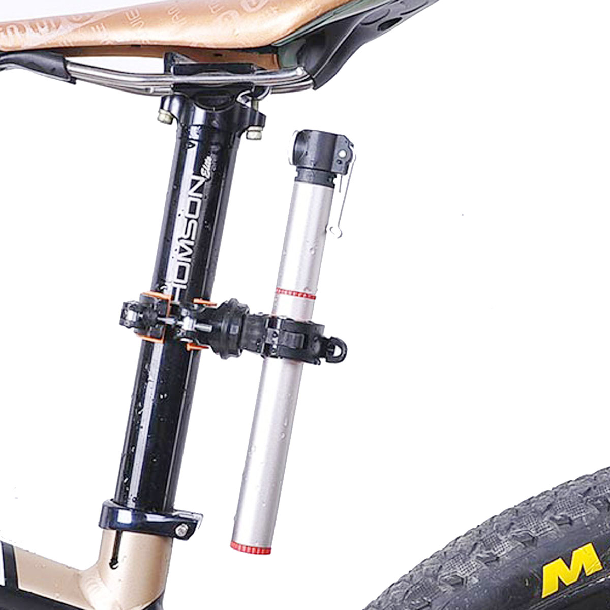 Rotate Bicycle Light Holder Cycling LED Flashlight Lamp Handlebar Holder MTB Bike Front Light Clip