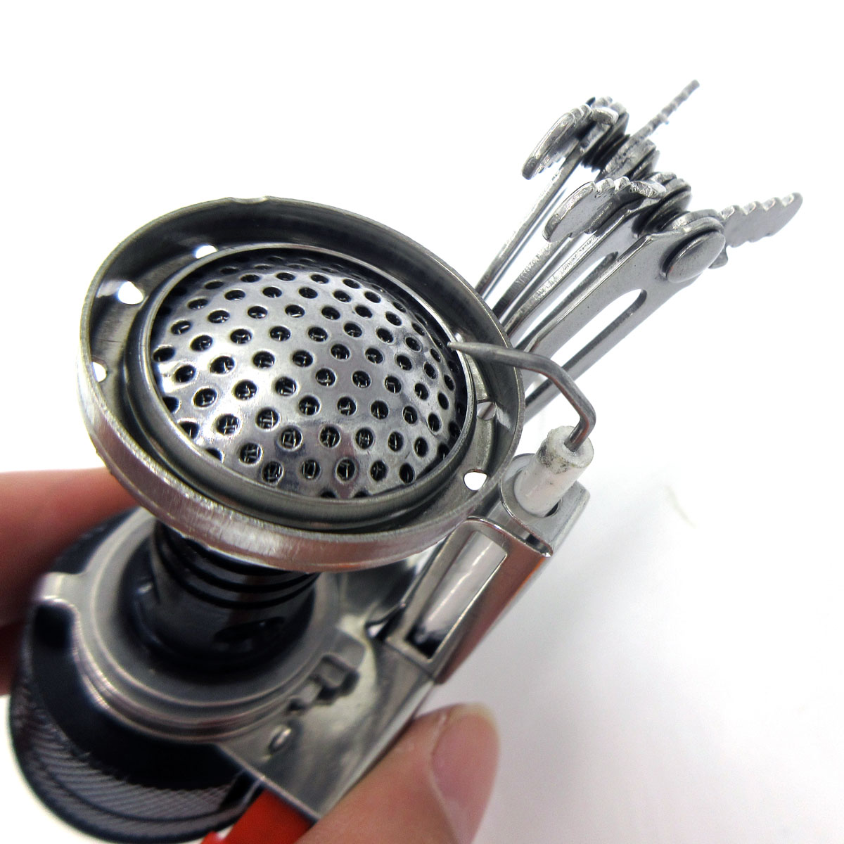 Mini Outdoor Camping Hiking Picnic Gas Cooking Food Water Windproof Stove